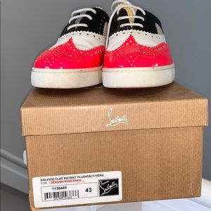 Louboutin Golfito Flat Patent Fluco